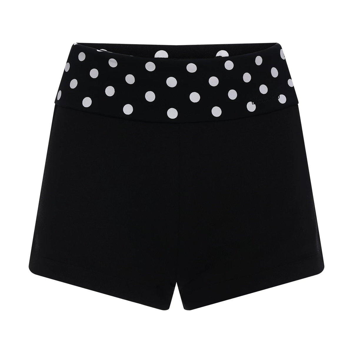 Retro Polka Dot Pleated Shorts