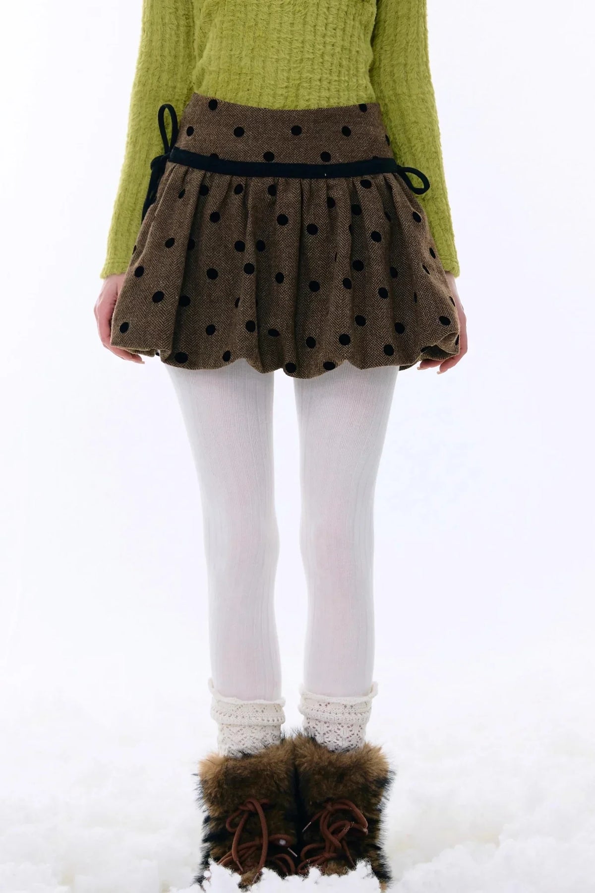 Retro Polka Dot Skirt