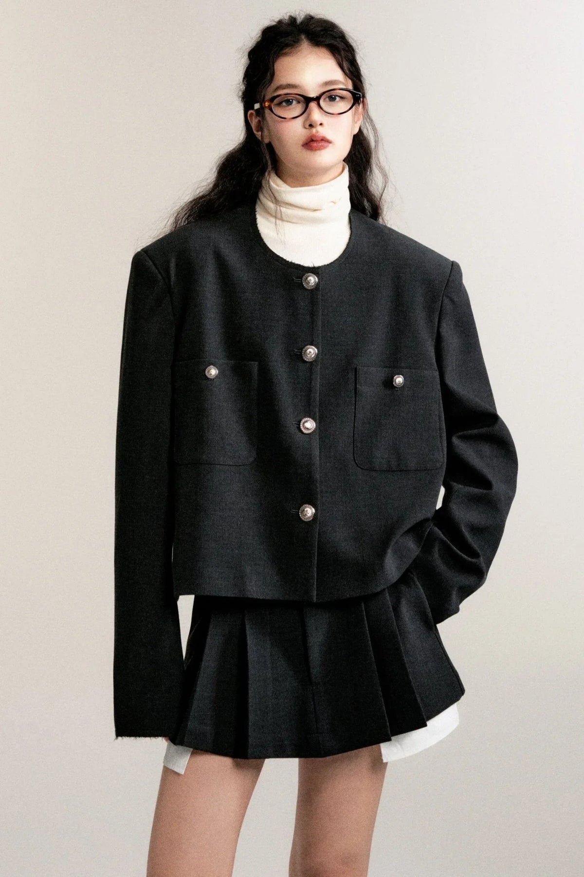Retro Premium Skirt Jacket Set-Up