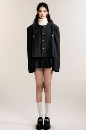 Retro Premium Skirt Jacket Set-Up