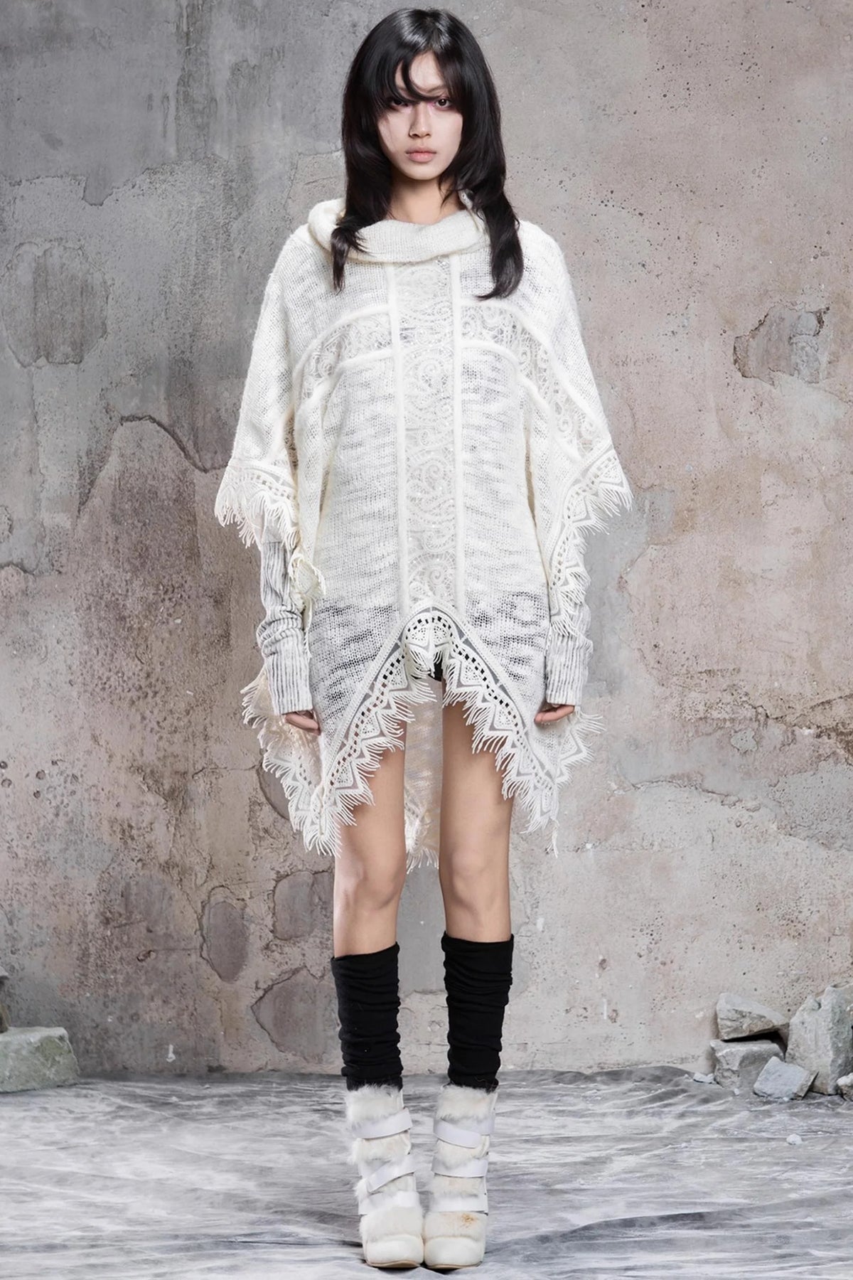 Retro Punk Cross Cloak