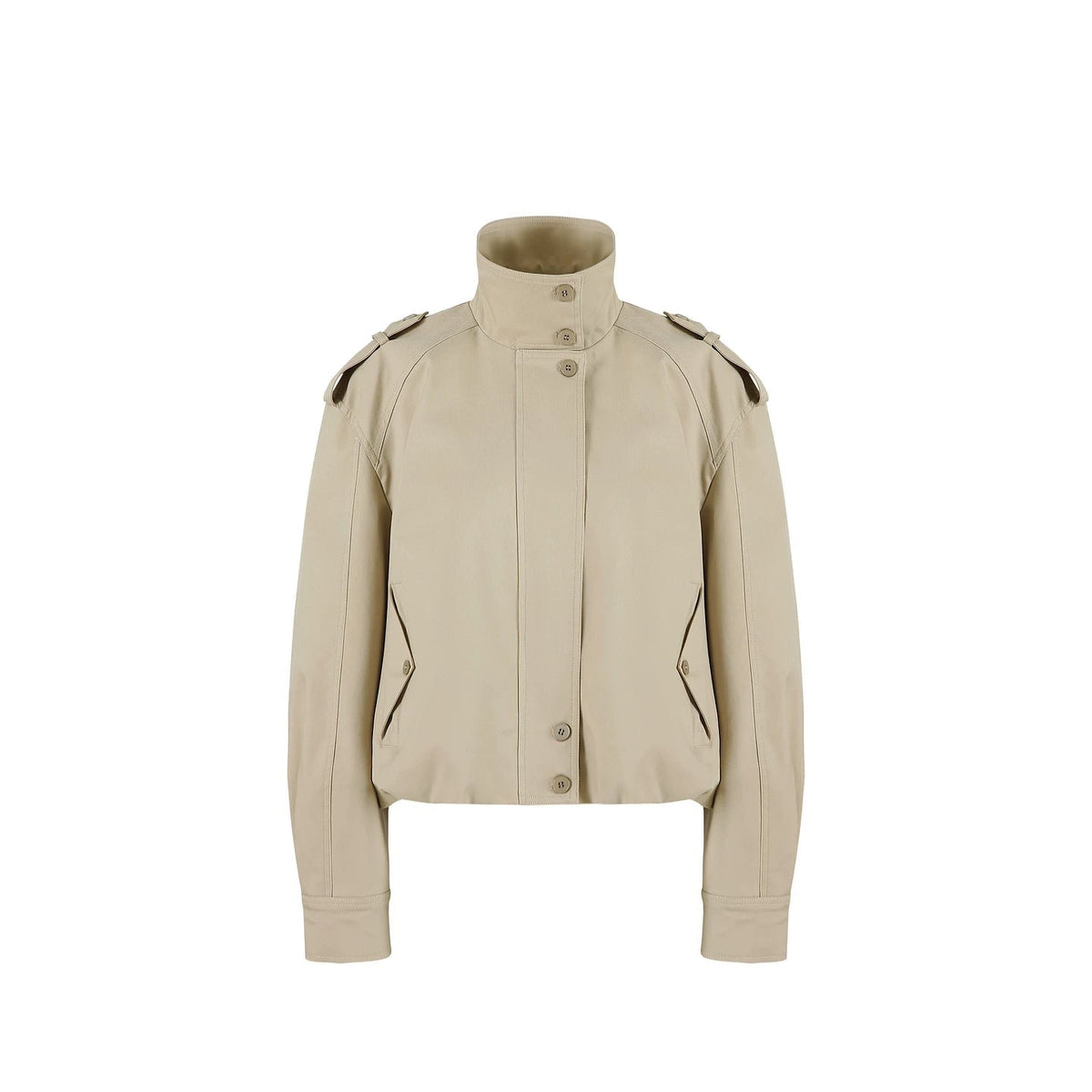 Retro Raglan Trench Coat
