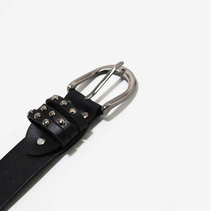 Retro Rivet PU Leather Belt