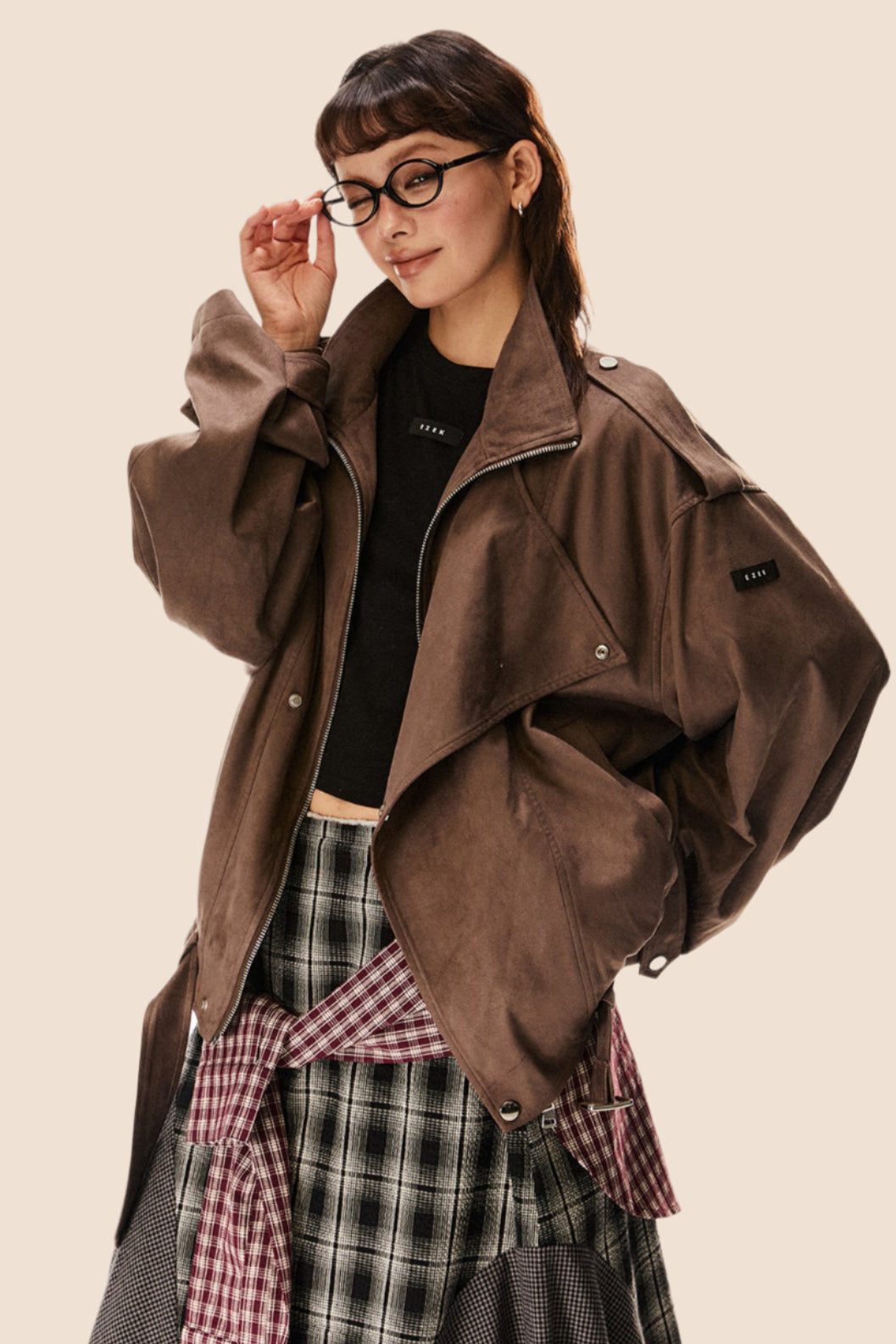 Retro Sheepskin Maillard Loose Jacket
