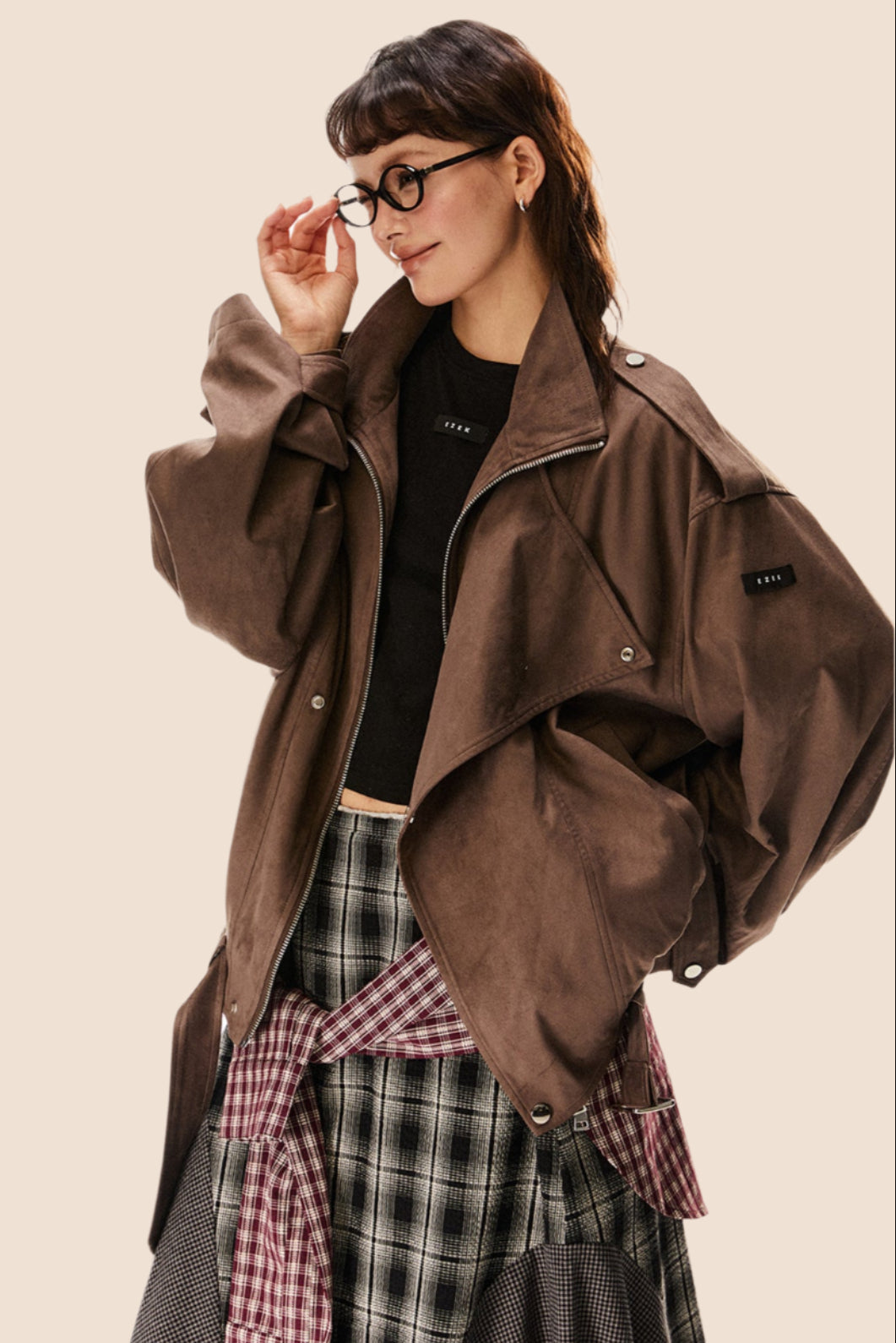 Retro Sheepskin Maillard Loose Jacket