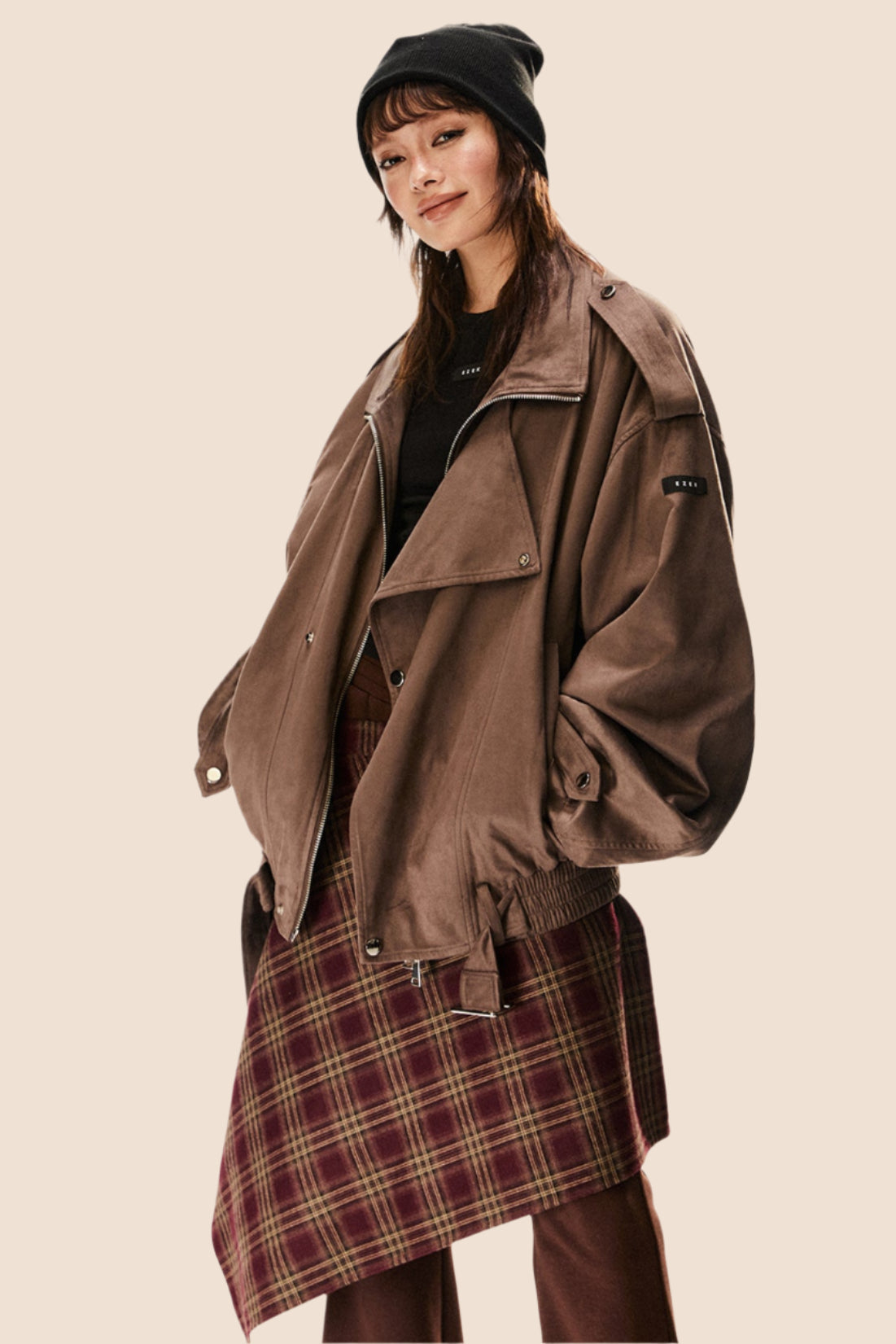 Retro Sheepskin Maillard Loose Jacket