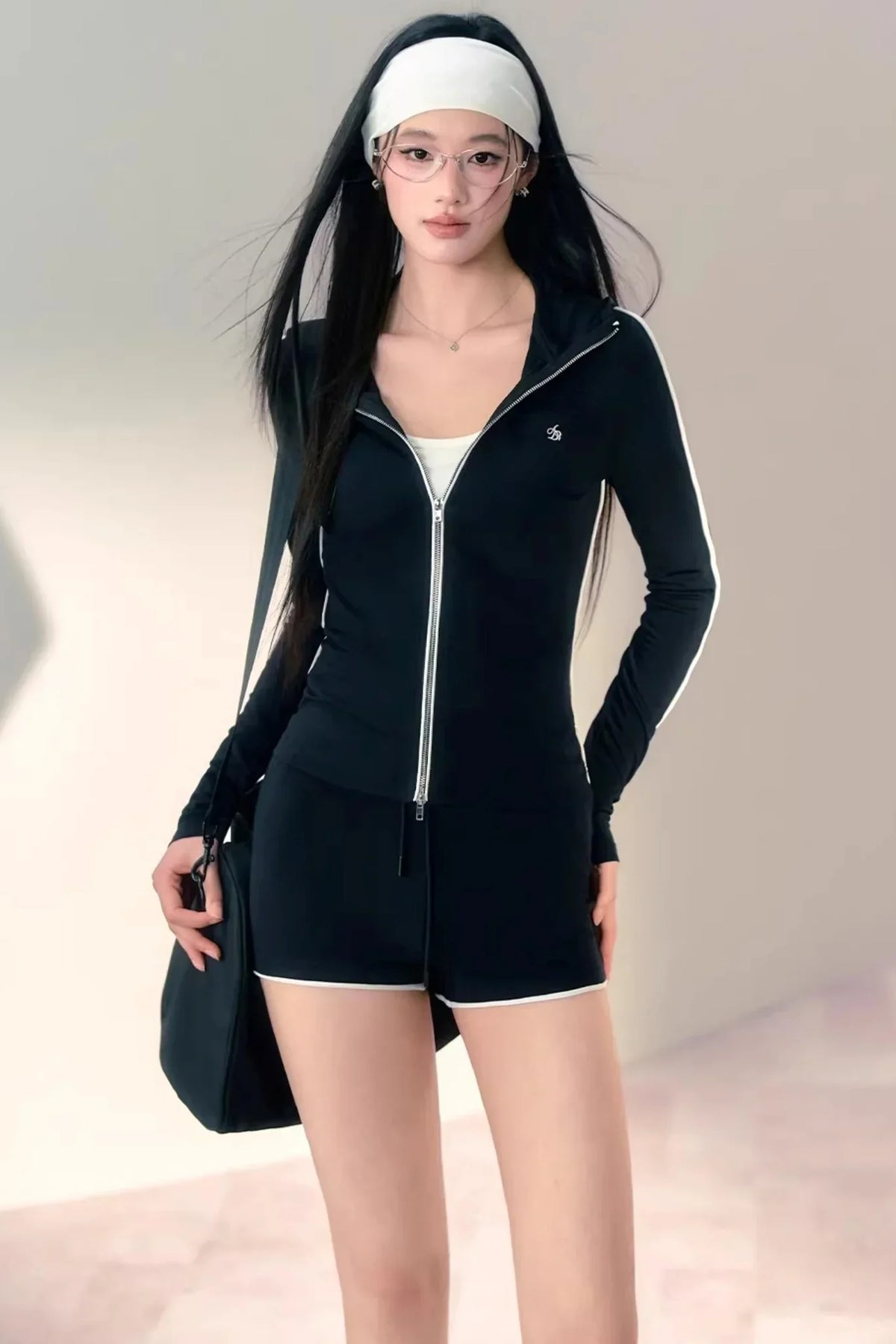 Retro Slimming Sports Suit Set-Up