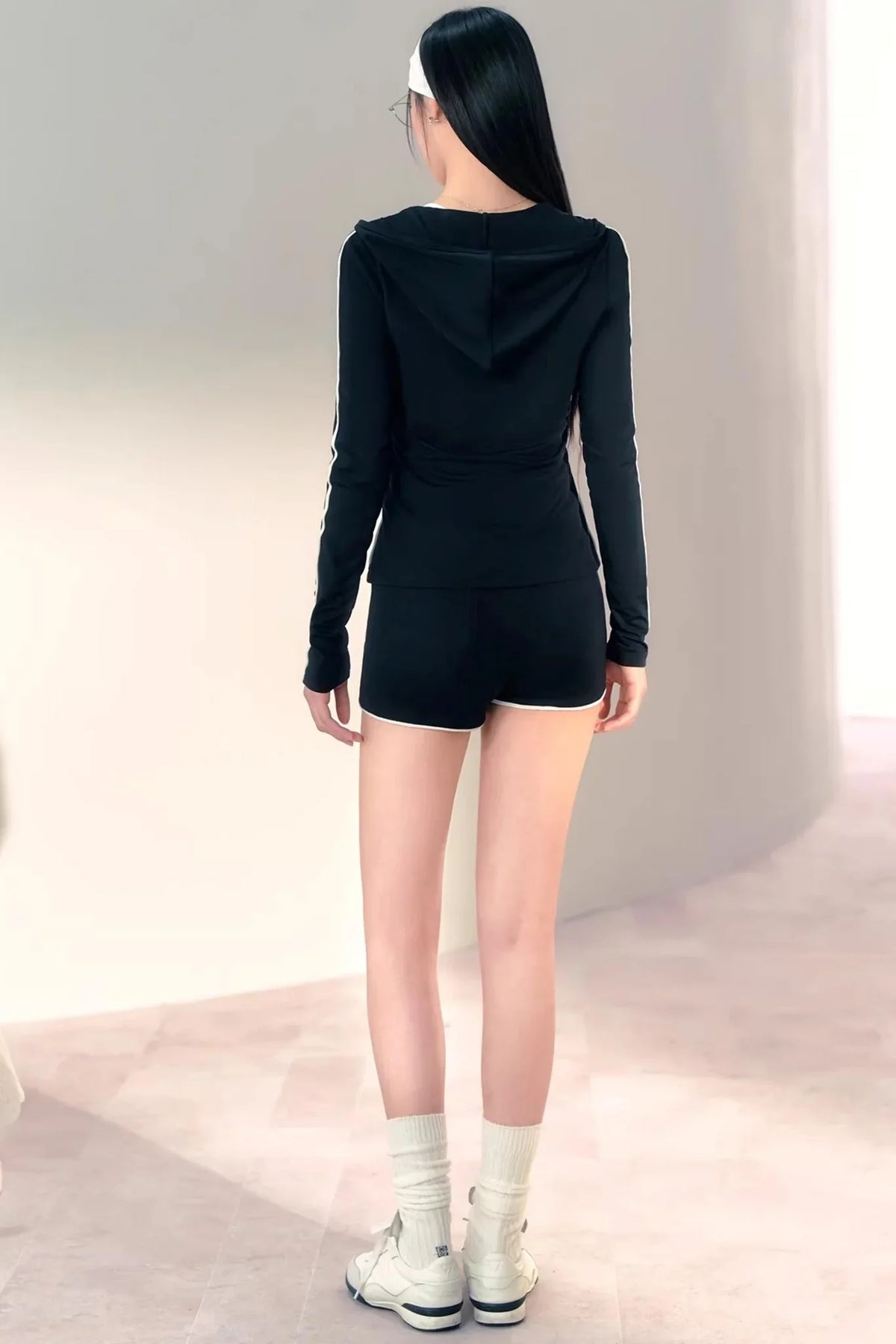 Retro Slimming Sports Suit Set-Up