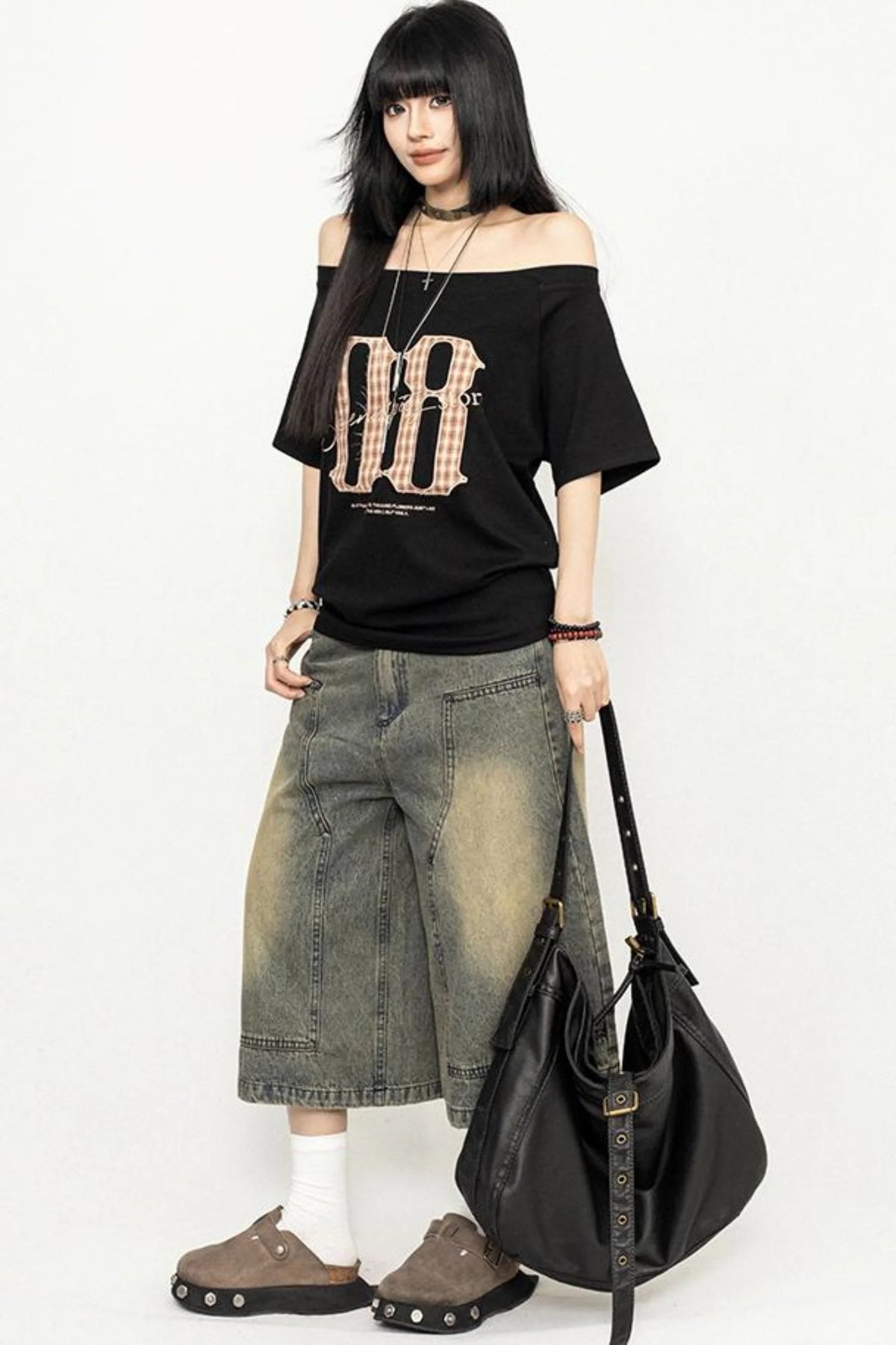 Retro Spice Girls One-Shoulder Tee