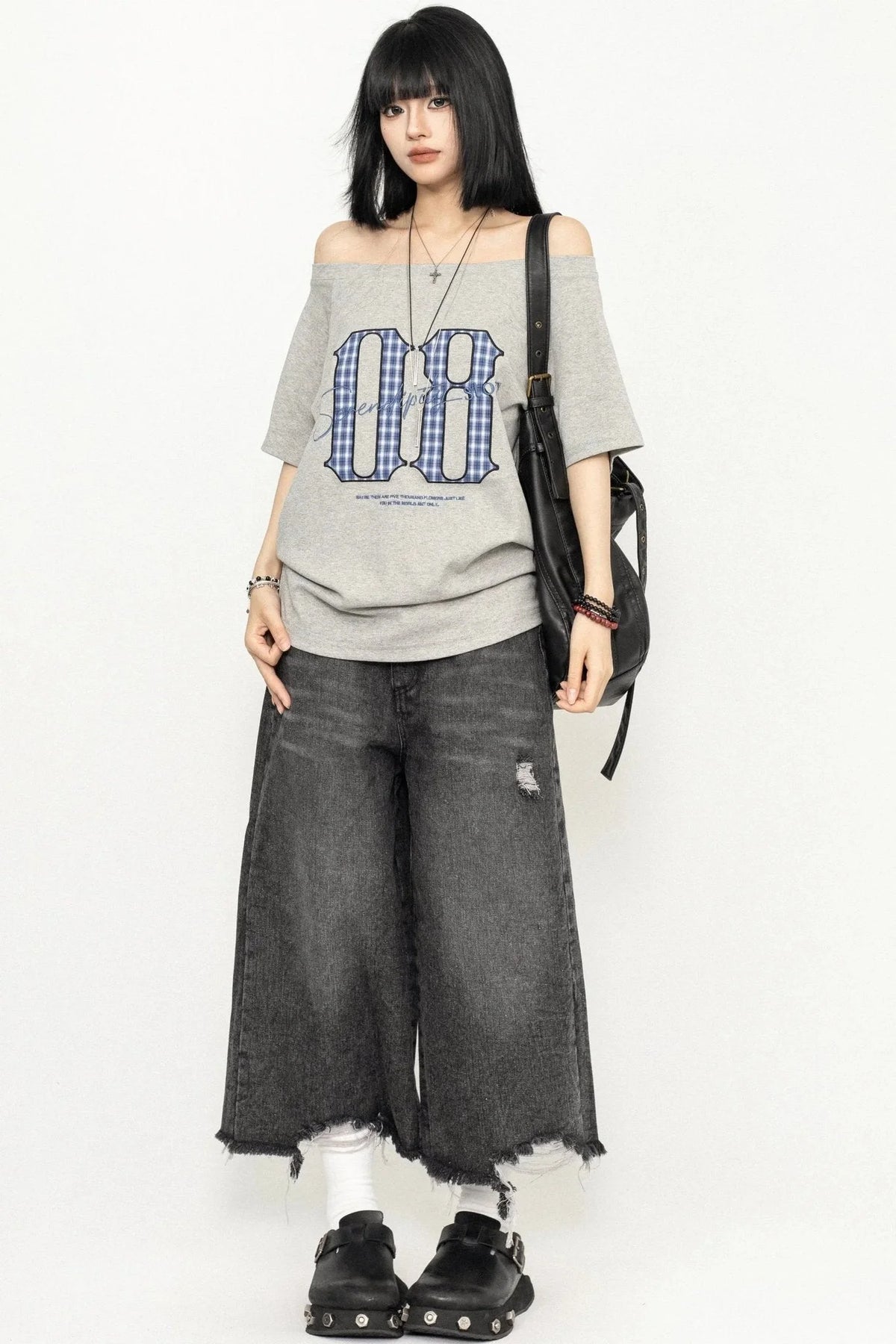 Retro Spice Girls One-Shoulder Tee