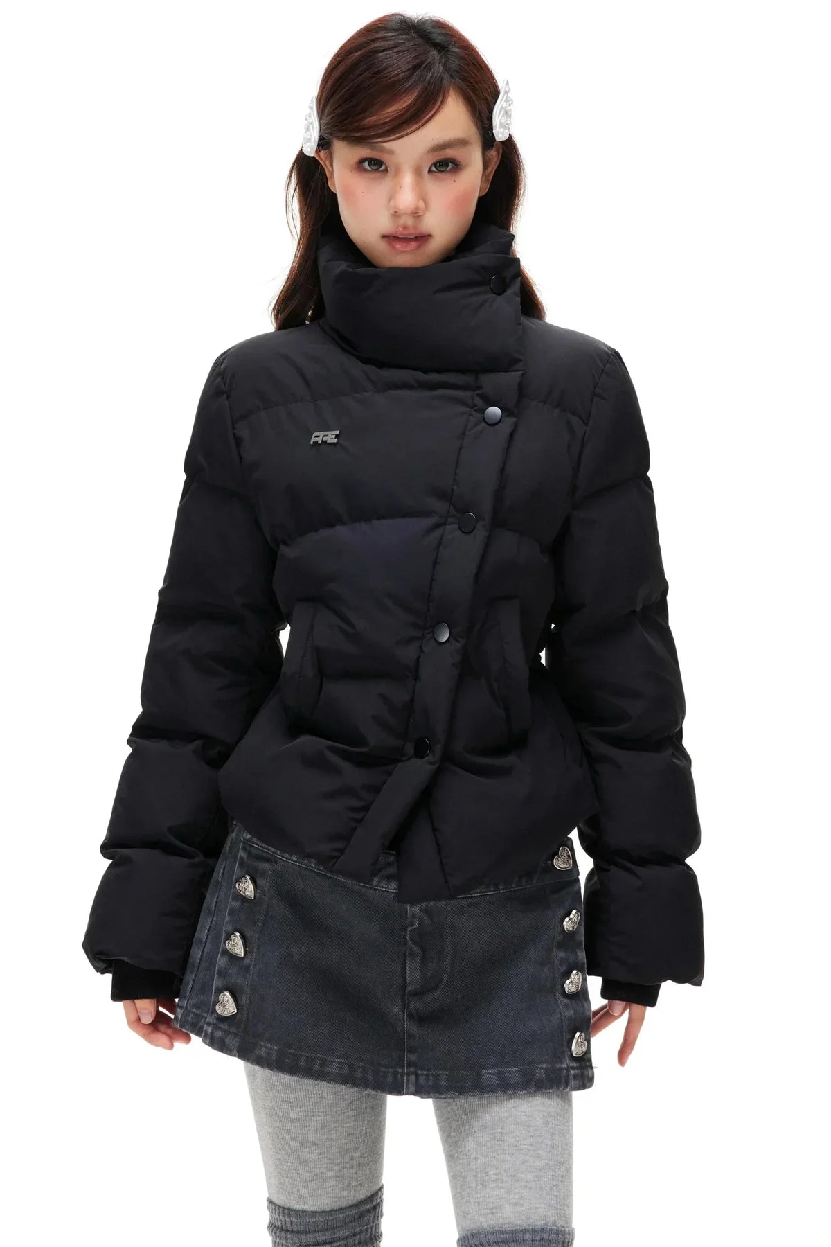 Retro Stand Collar Cotton Jacket