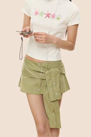 Retro Stripe Skirt