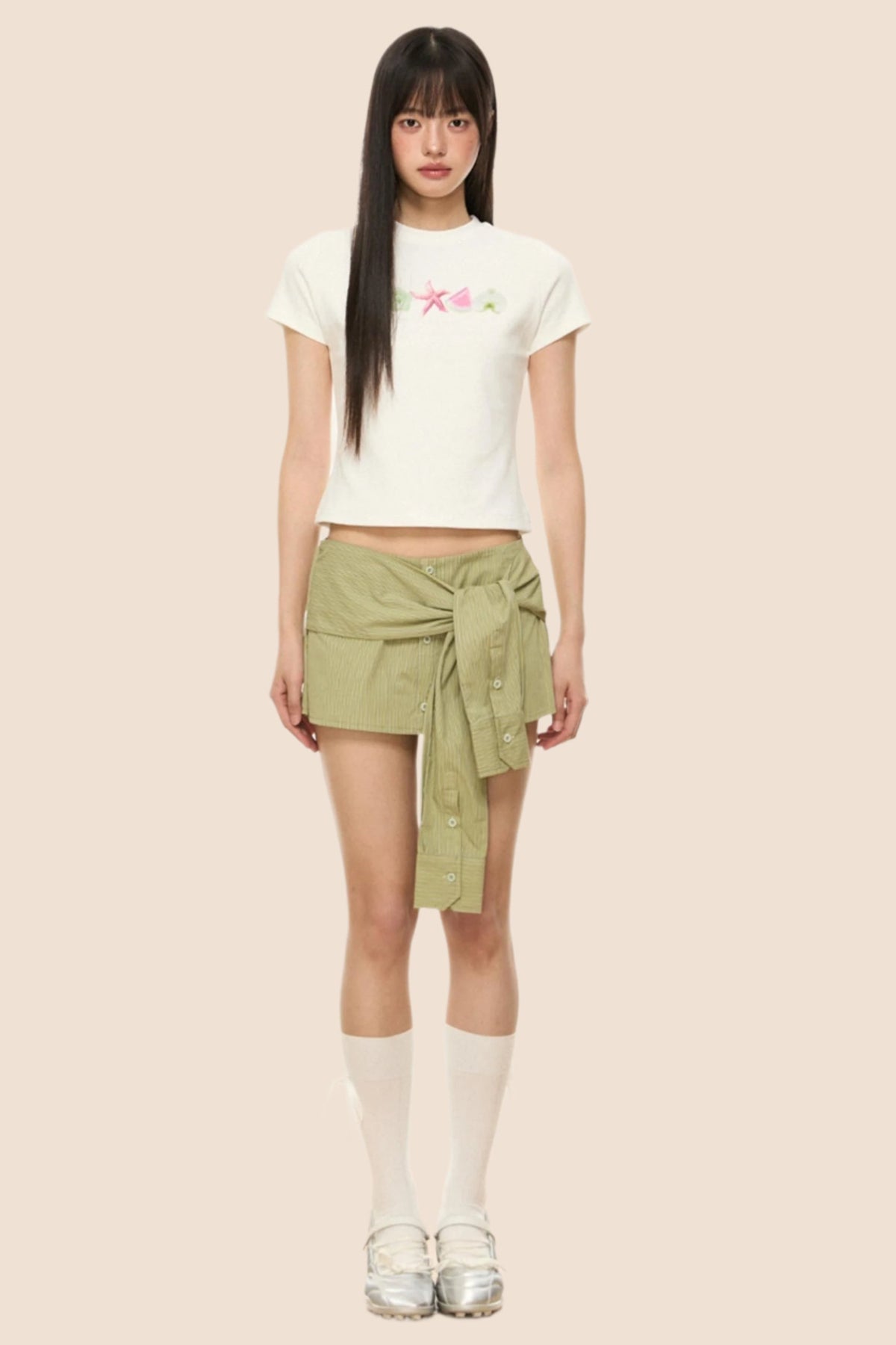 Retro Stripe Skirt