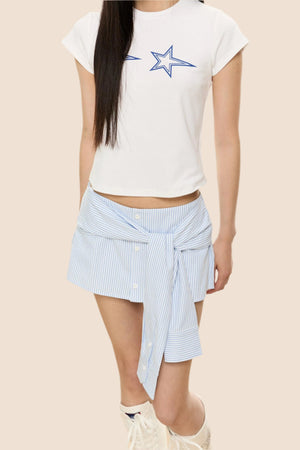 Retro Stripe Skirt