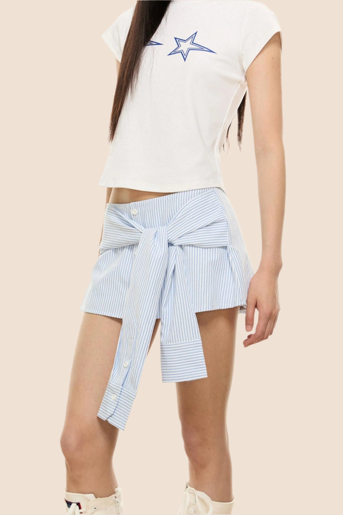 Retro Stripe Skirt