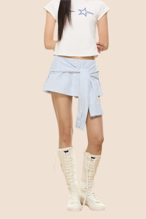 Retro Stripe Skirt