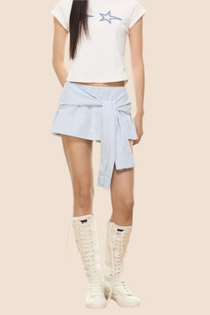 Retro Stripe Skirt