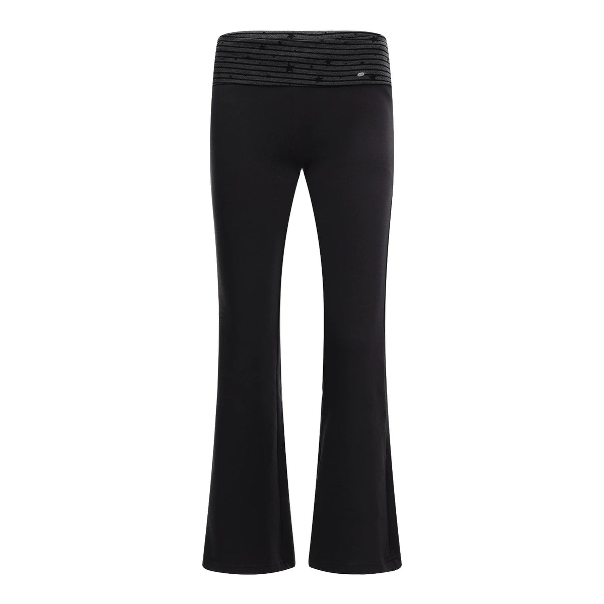 Retro Striped Flared Pants