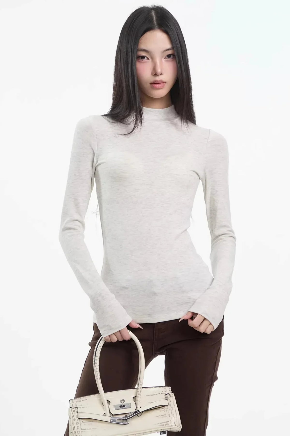 Retro Striped Slim-Fit Base Top