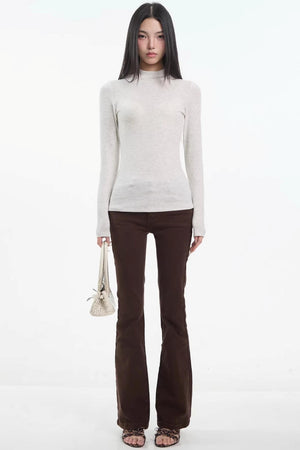 Retro Striped Slim-Fit Base Top