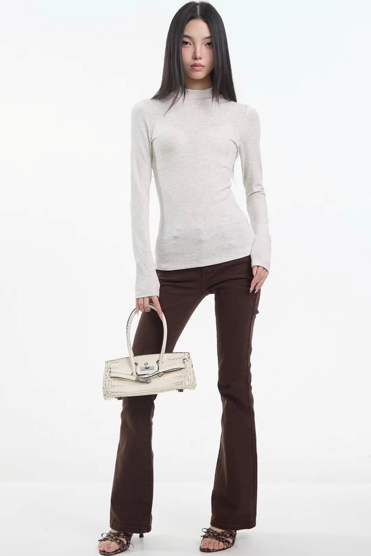 Retro Striped Slim-Fit Base Top