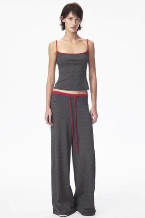 Retro Striped Tank Pants Set-Up