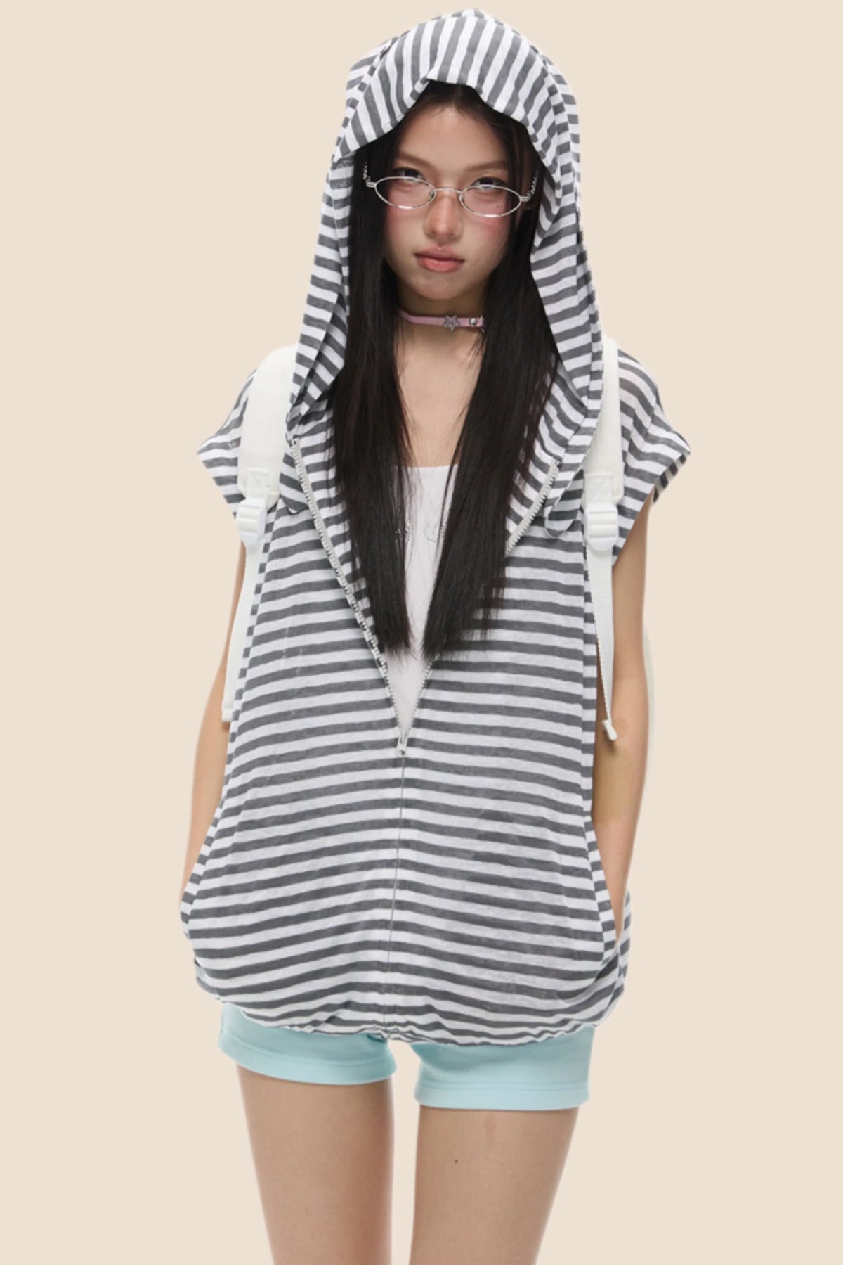 Retro Style Rabbit Ear Jacket