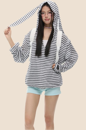 Retro Style Rabbit Ear Jacket