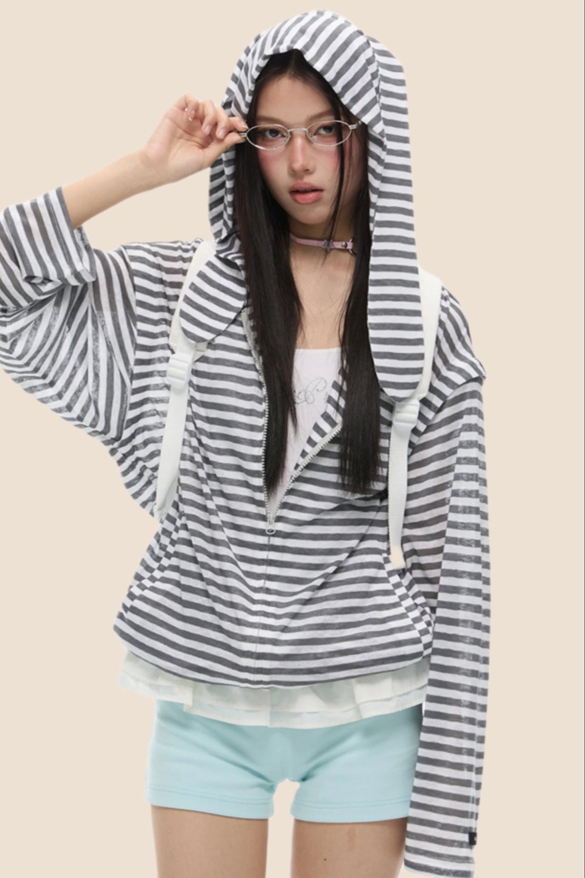 Retro Style Rabbit Ear Jacket