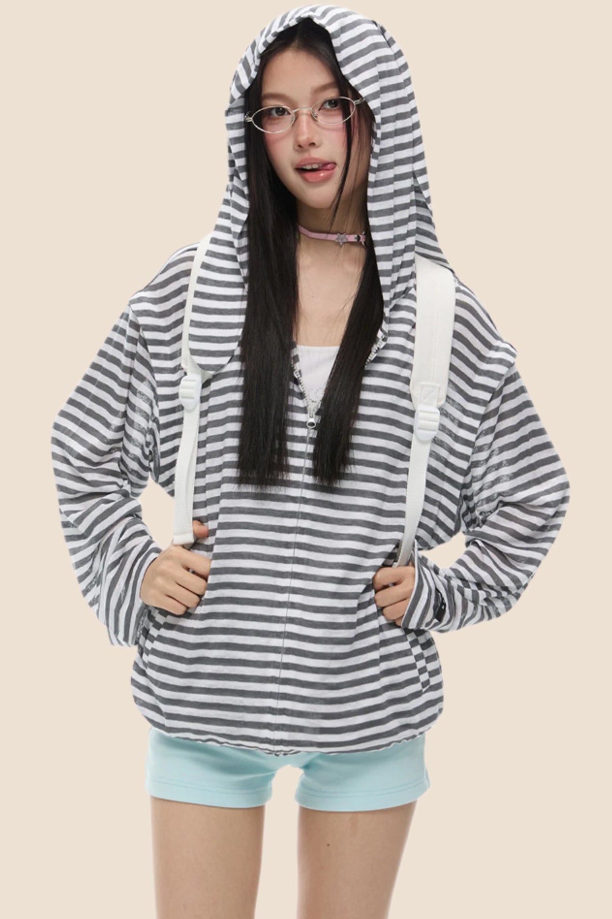 Retro Style Rabbit Ear Jacket