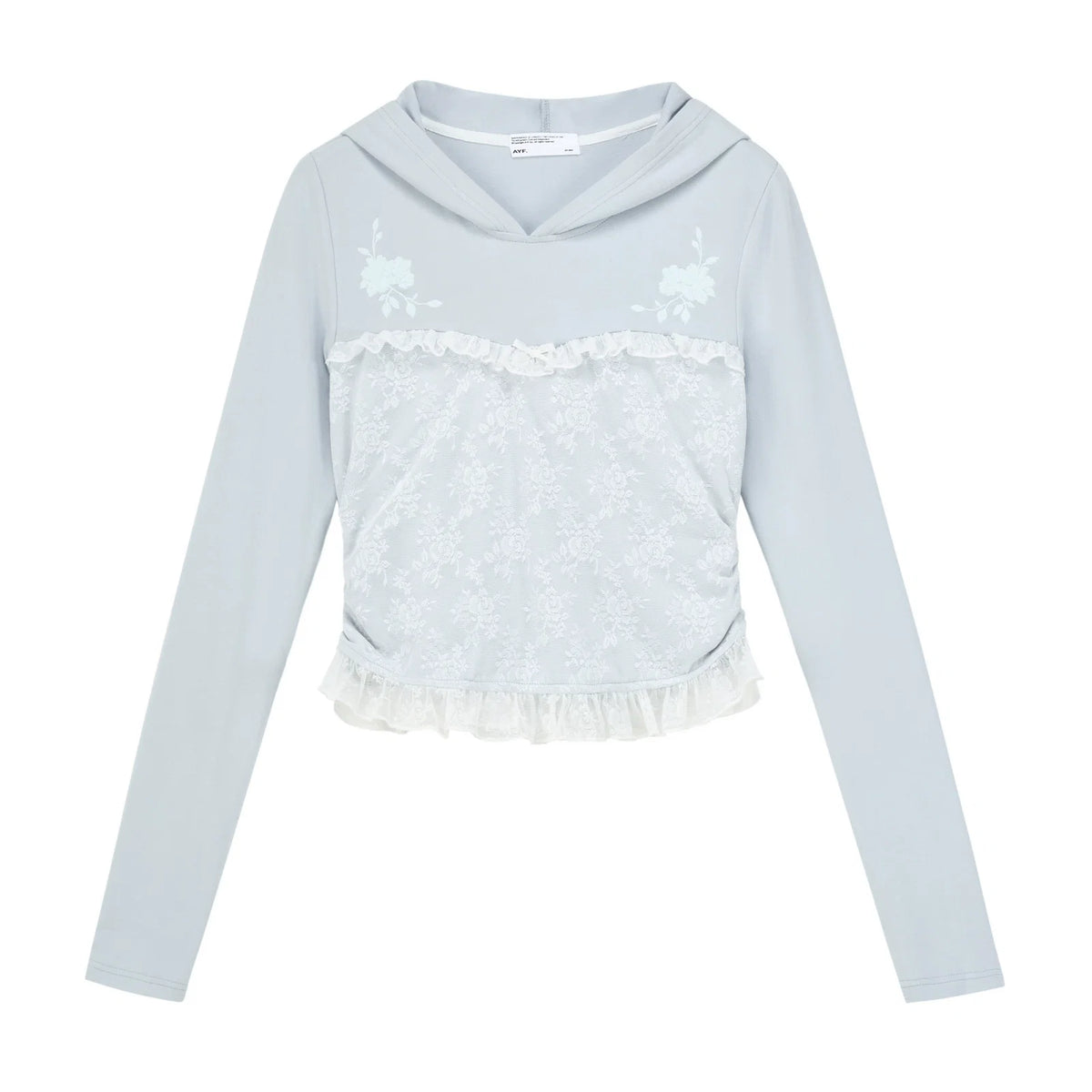 Retro Style Short Hooded T-Shirt