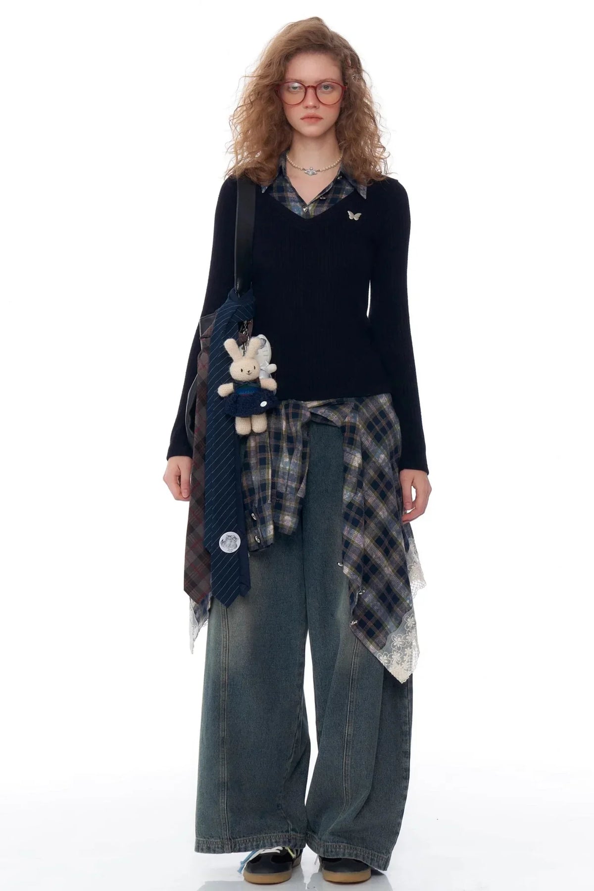 Retro Style Slim Polo Neck Sweater
