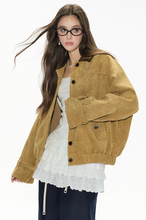 Retro Suede Work Jacket