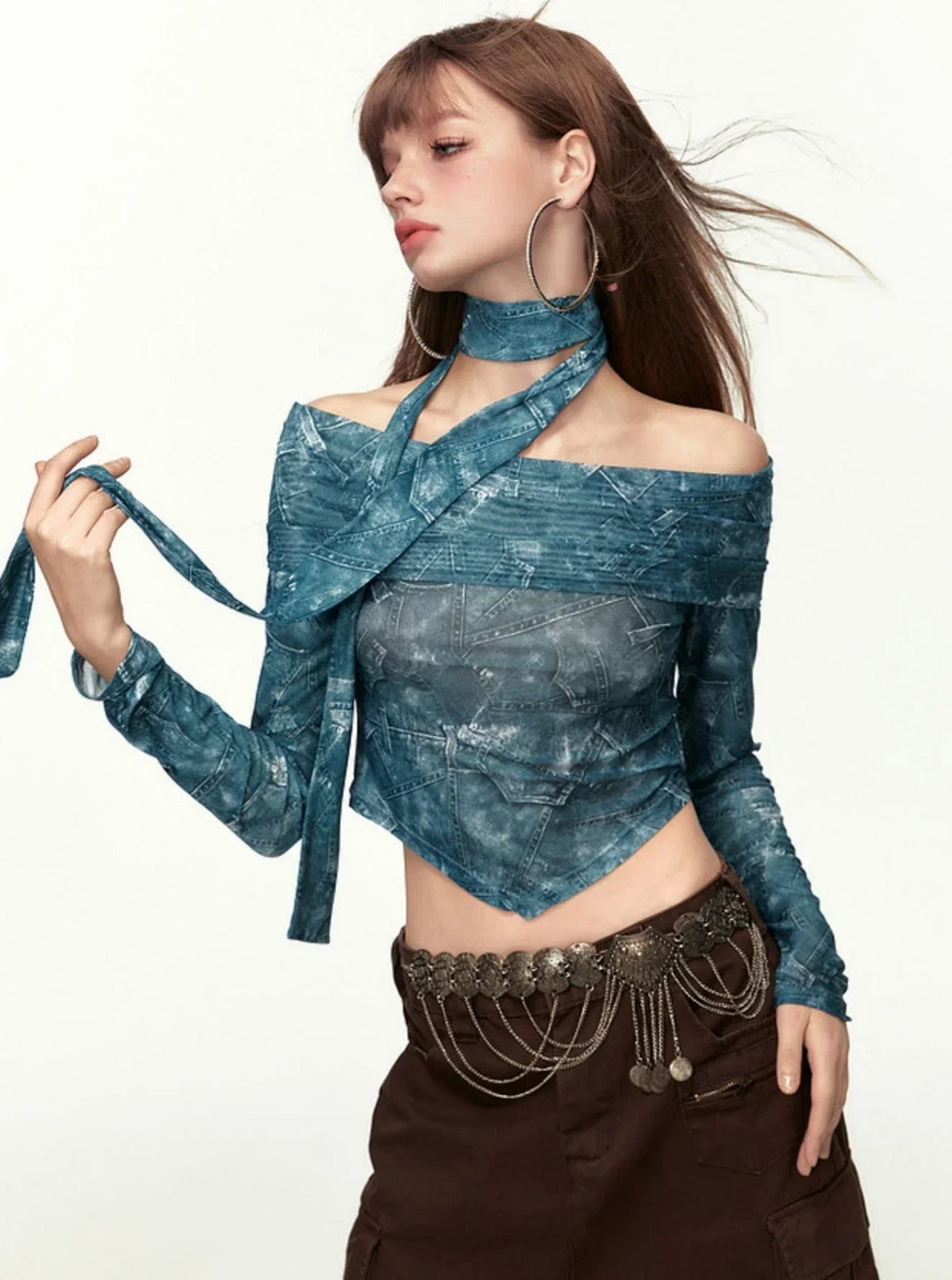 Retro Sweet Cool Style Printed T-Shirt