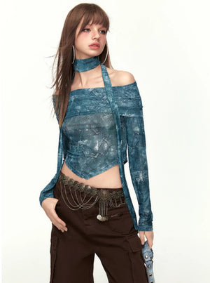 Retro Sweet Cool Style Printed T-Shirt