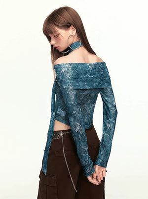 Retro Sweet Cool Style Printed T-Shirt
