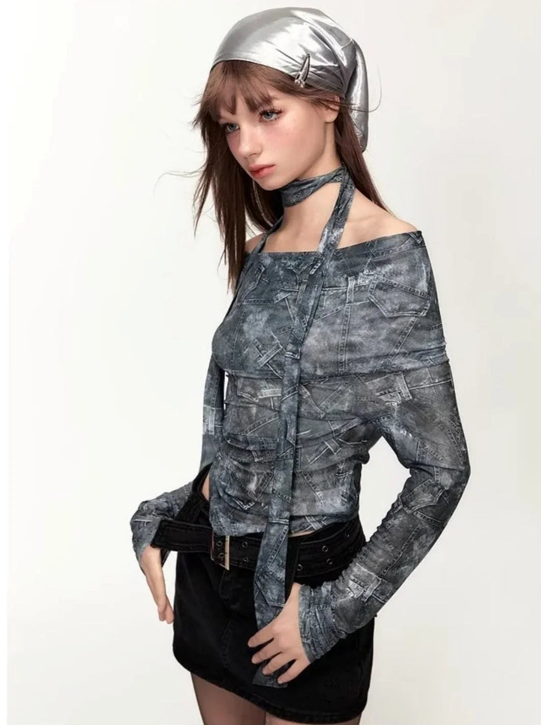 Retro Sweet Cool Style Printed T-Shirt