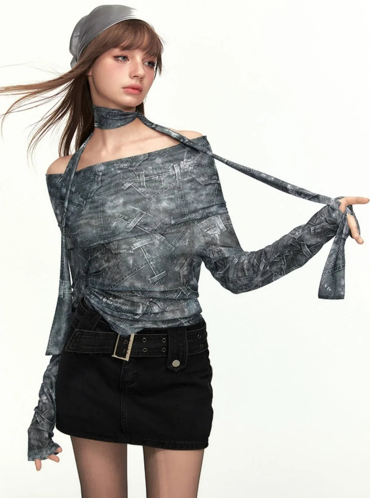 Retro Sweet Cool Style Printed T-Shirt