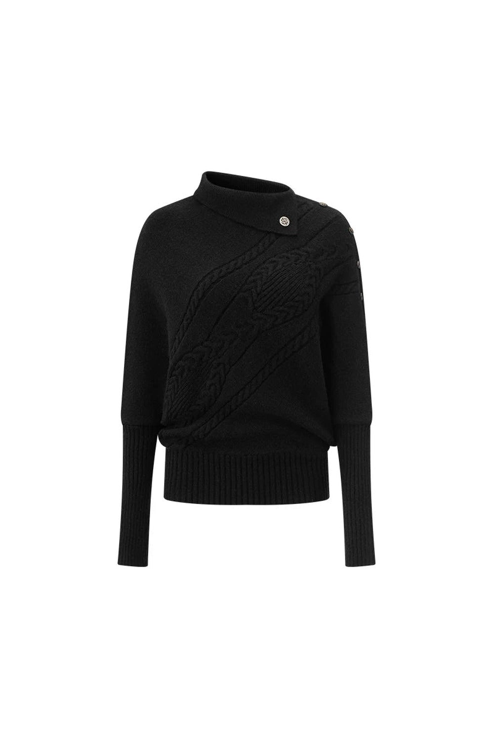 Retro Twist Knit Sweater
