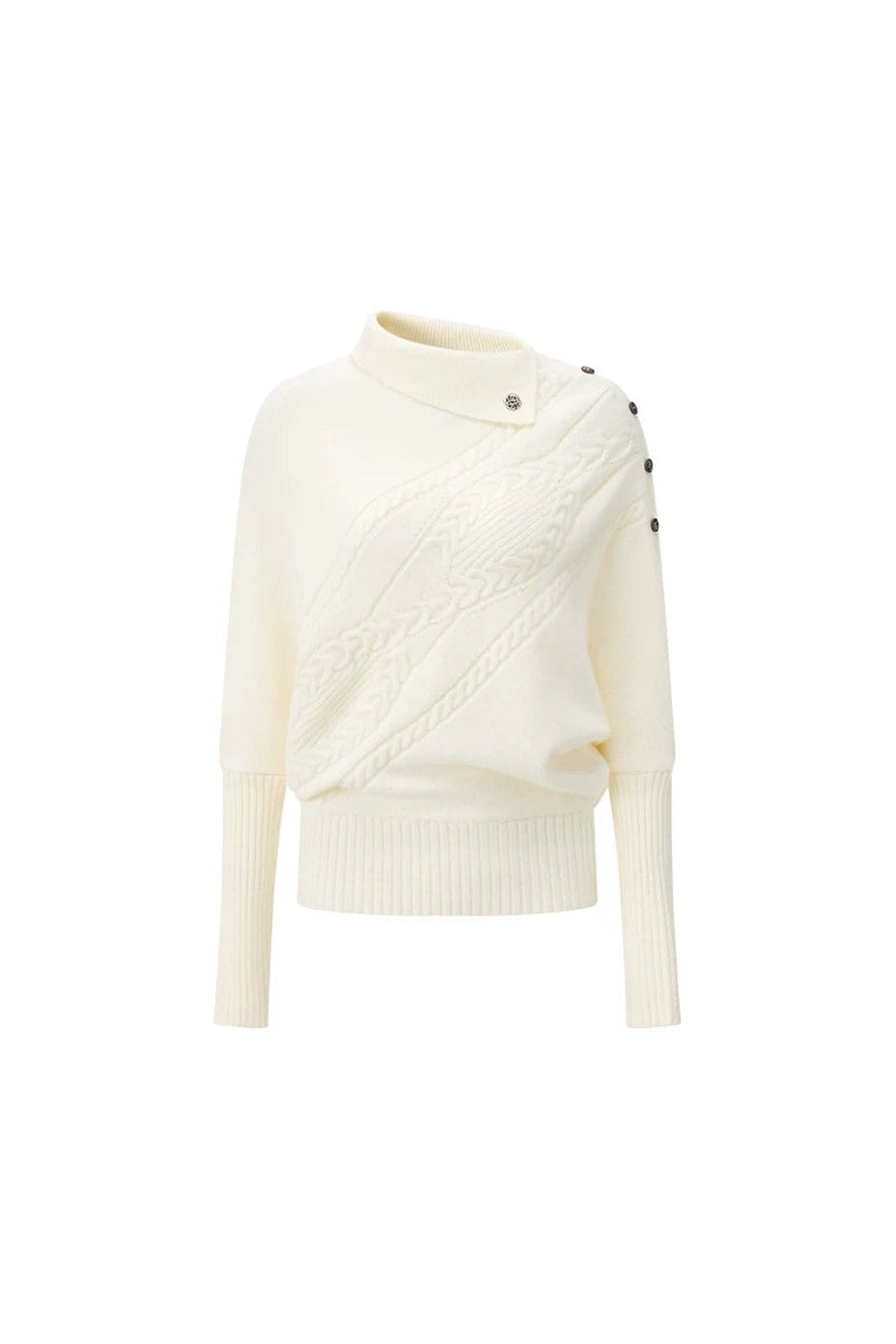 Retro Twist Knit Sweater