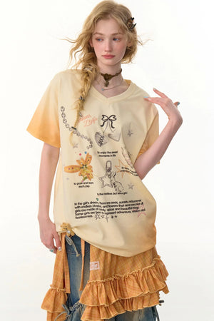 Retro V-Neck Tee