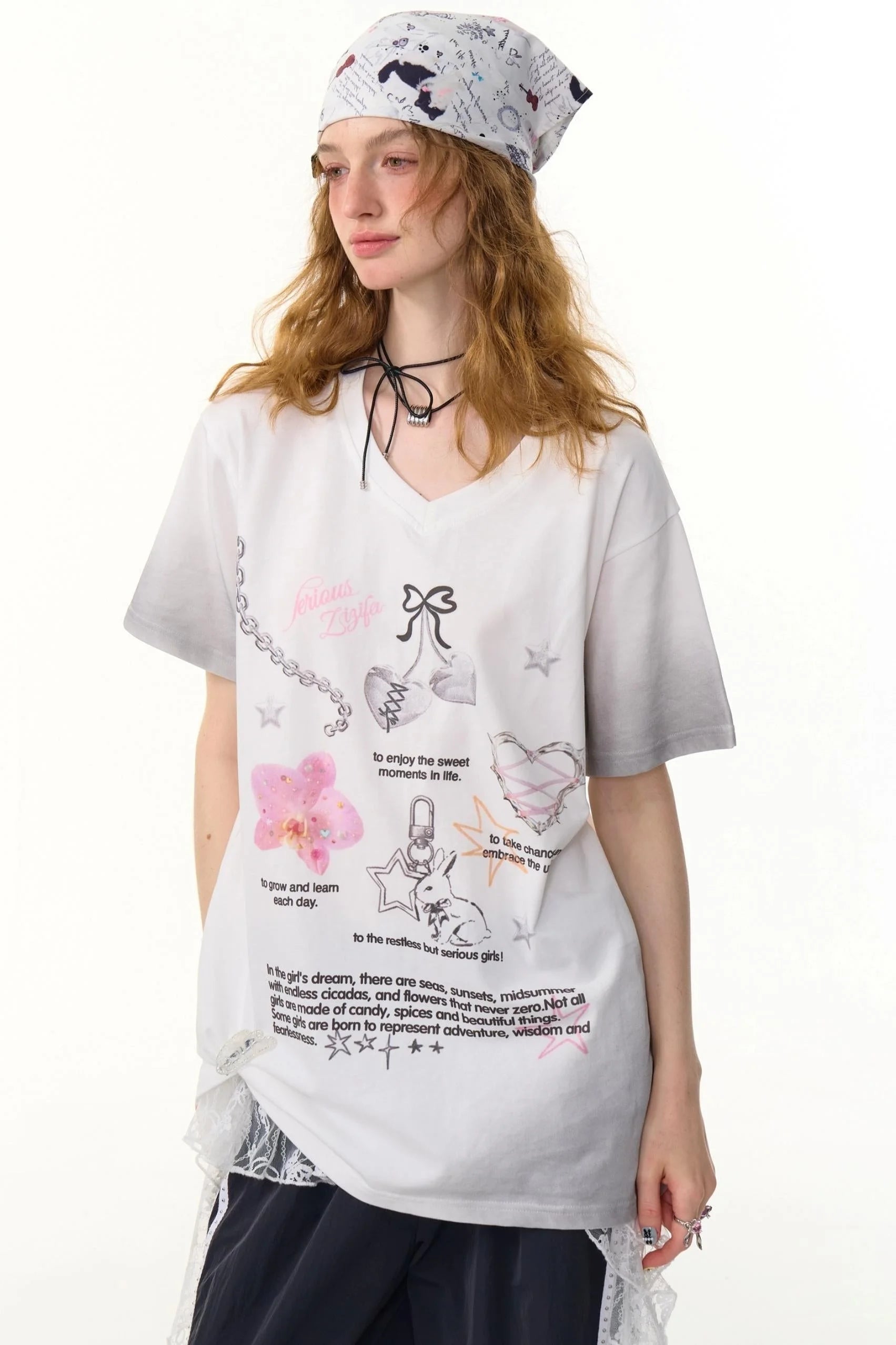 Retro V-Neck Tee