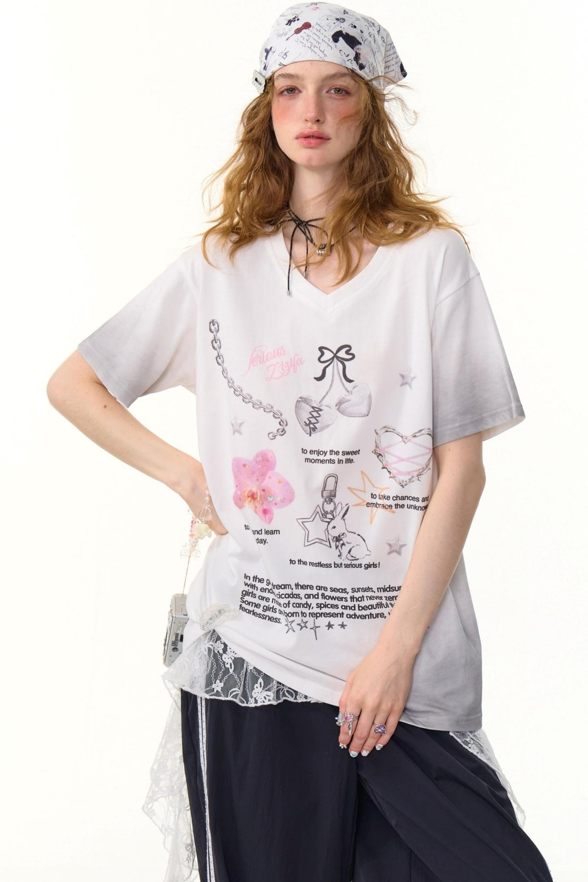 Retro V-Neck Tee