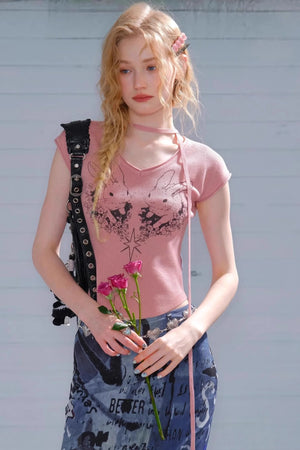 Retro V-Neck Tee