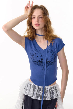 Retro V-Neck Tee