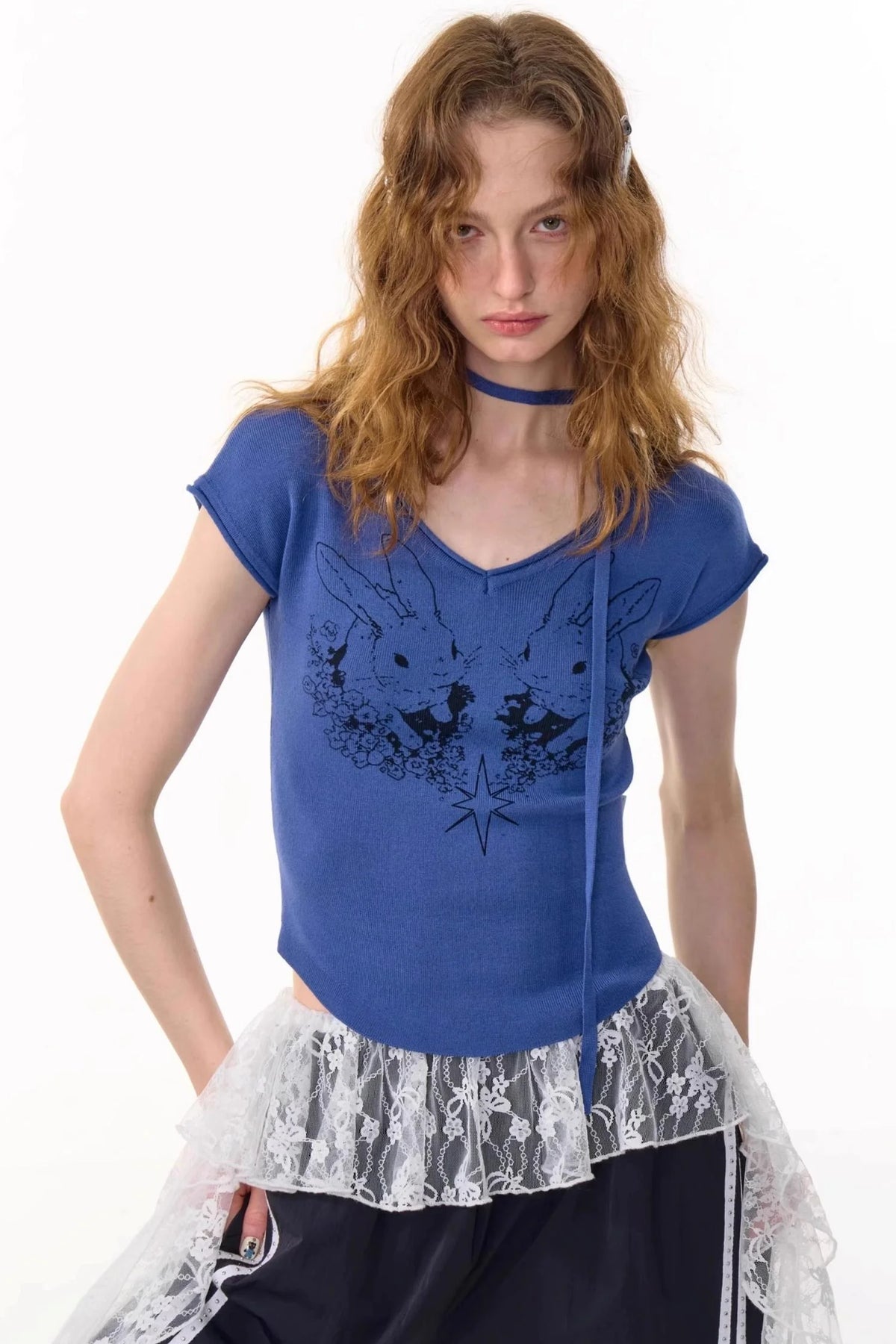 Retro V-Neck Tee