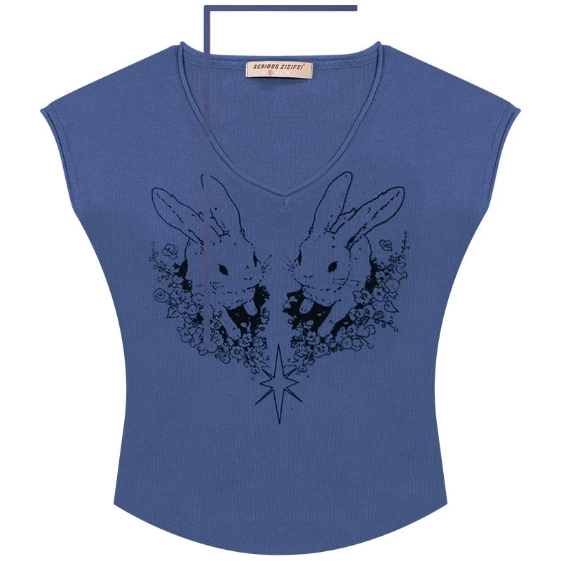 Retro V-Neck Tee