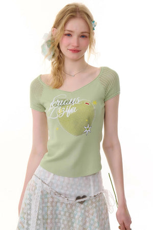Retro V-Neck Tee