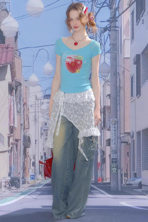 Retro V-Neck Tee