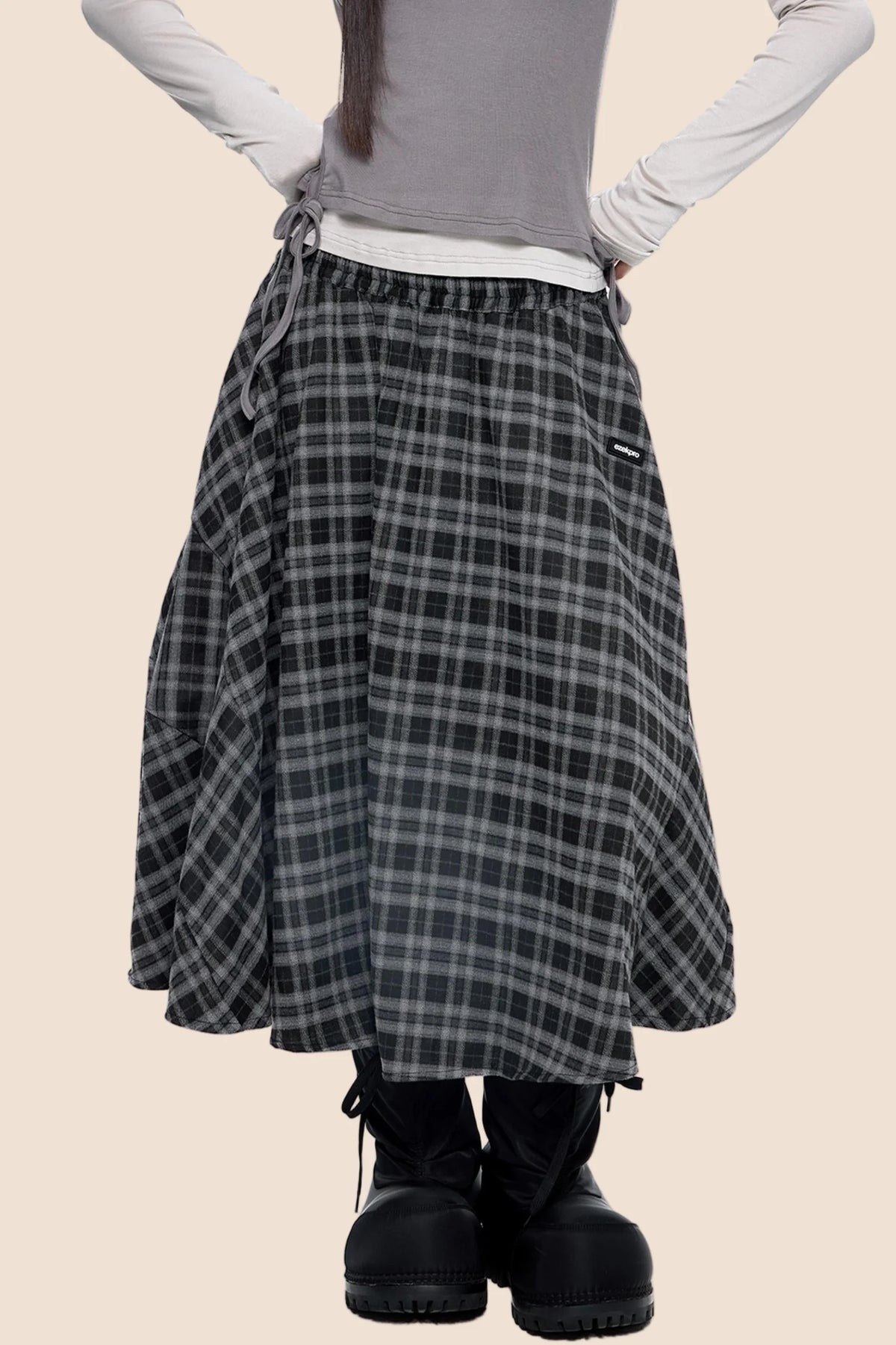 Retro Vintage Midi Skirt